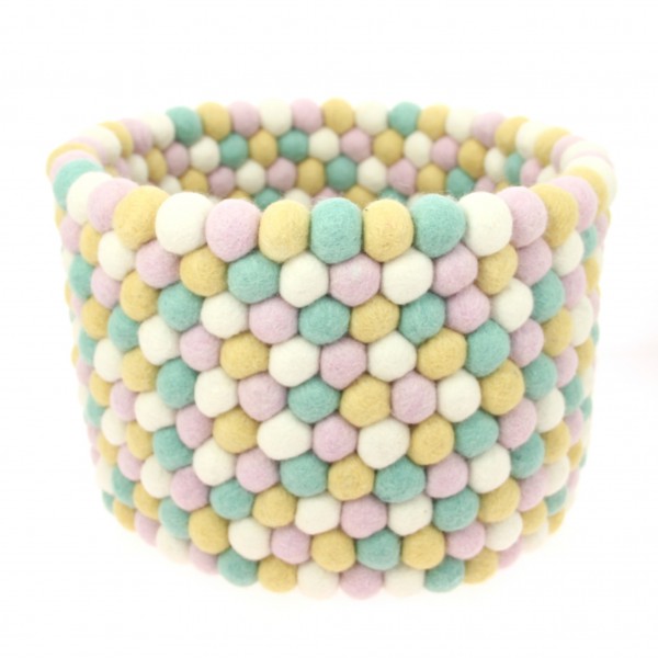 Corbeille de rangement Pastel - menthe