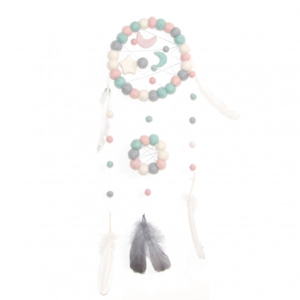 Dreamcatcher Acidulé - mint rose gris blanc